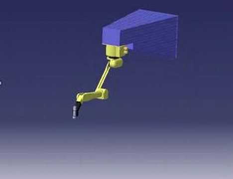 Robotics arm simulation Using DMU Kinematics in CATIA V5