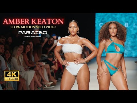 AMBER KEATON / SLOW MOTION VIDEO / Paraiso Miami Beach Swim Week 2023