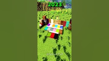 NEW vs OLD Minecraft Nostalgia 2023 vs 2013 😮🥺#shorts #nostalgia