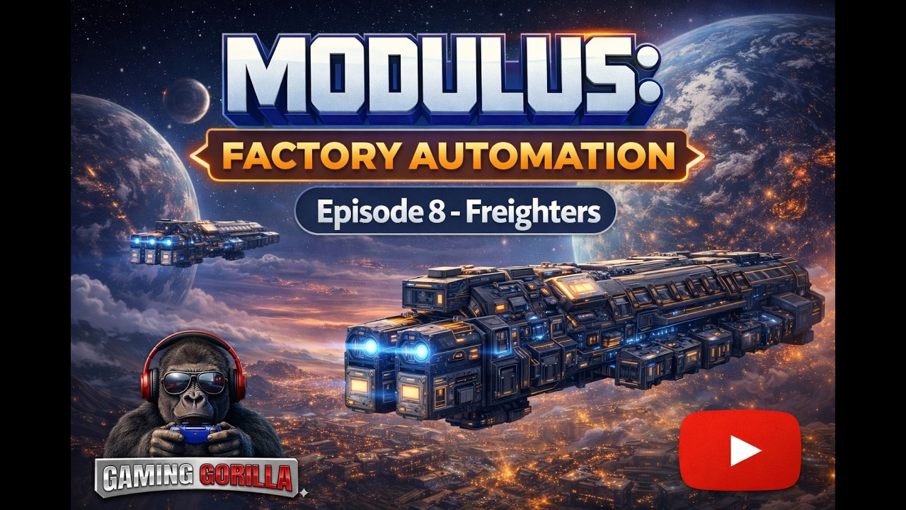 Modulus: Factory Automation - Episode 8 - Freighters - YouTube