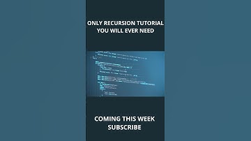 Understand Recursion - coming soon #shorts #algorithms #recursion