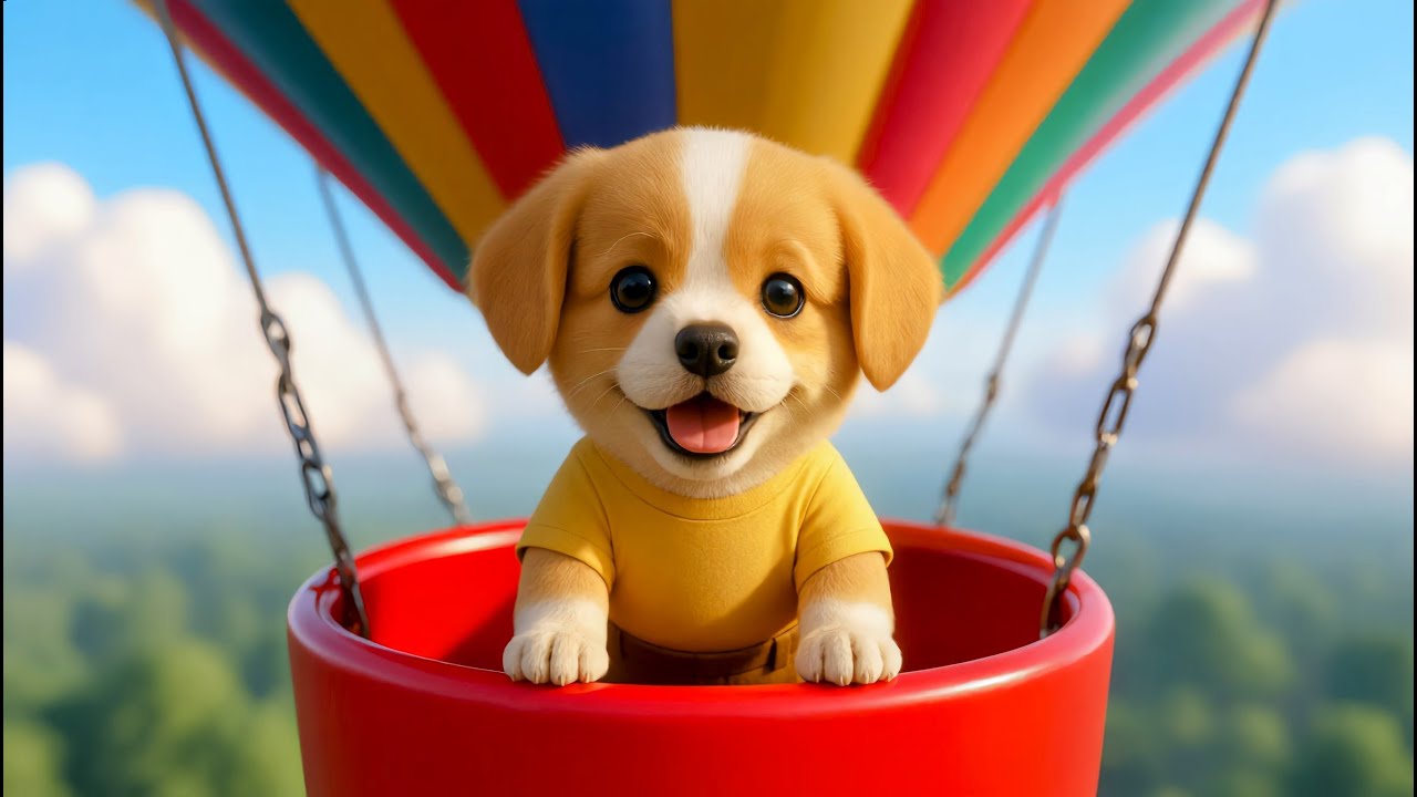 Baby Puppy Ginger Saw the Forest From the Sky 🪂 ☁️.…The Forest Was Crying…And Only Ginger Listened 💚