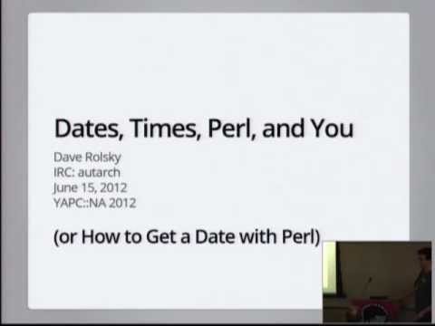 Perl date