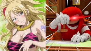 Knuckles rates Fairy Tail female characters crushes