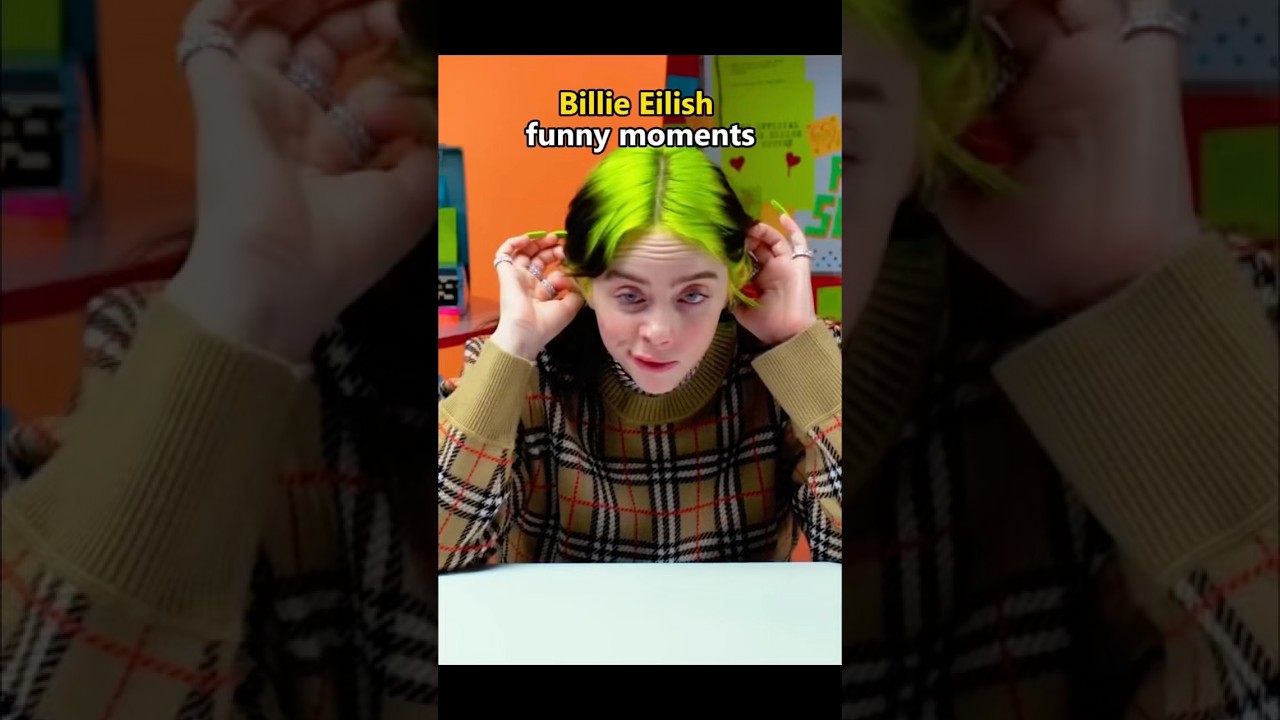 Billie eilish funny moments #usa #comedy #funny #talkshow #celebrity #interview #interview