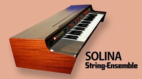 SOLINA / ARP STRING-ENSEMBLE 1973 | HD DEMO