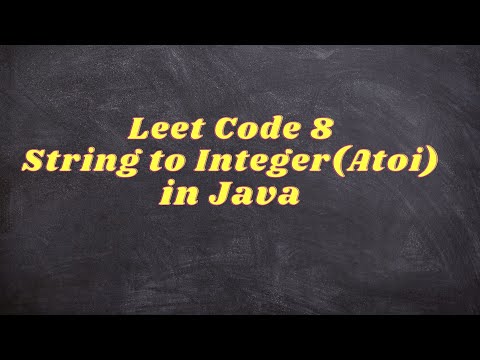 Prob 8 StringToInteger
