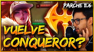 Probamos AKALI CONQUEROR en la 11.6! ¿Cambiamos de RUNAS para el nuevo parche?