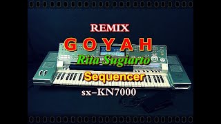 Goyah Remix - Rita Sugiarto [karaoke] || sx-KN7000
