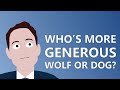 Prosocial Behavior: Wolf vs Dog