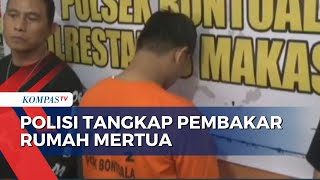 Polisi Tangkap Pembakar Rumah Mertuanya di Makassar