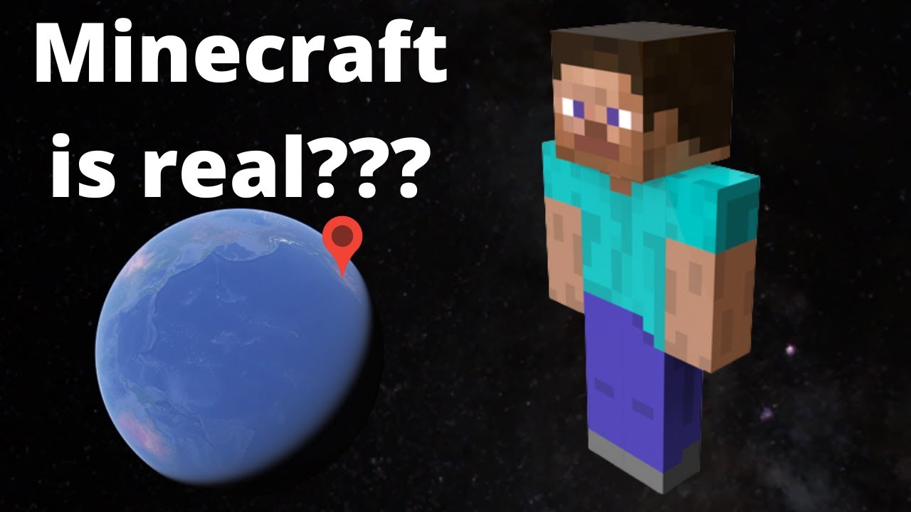 Minecraft is real?? 🤯😰 Scary things caught on Google Earth and Google Maps  Street View 