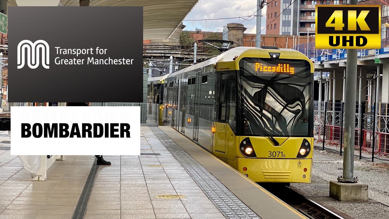 [Manchester Metrolink: Bury to Piccadilly] Bombardier Vossloh Kiepe M5000 Flexity Swift (3071+3013)