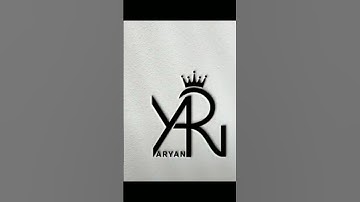 Aryan name logo🙂comment your name#shorts#shorts#Aryan#subscribe#viral