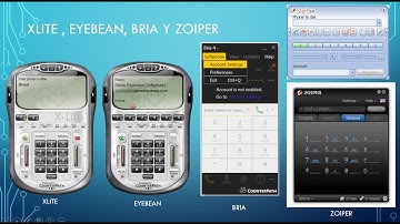 Softphones Mas Populares Xlite, Eyebean, Bria y Zoiper