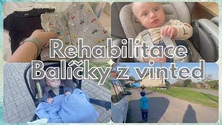Rehabilitace, balíčky z vinted | Vlog