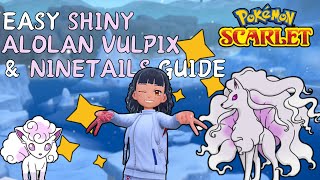 EASY shiny ALOLAN VULPIX in Pokemon SCARLET Indigo Disk