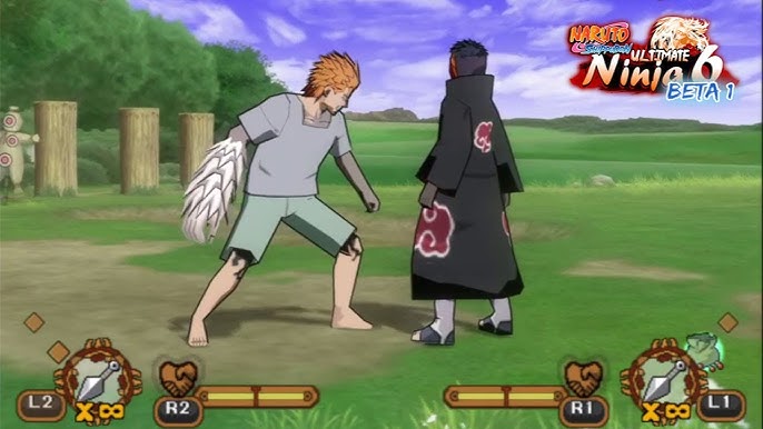 Naruto KM2 Vs Sakura Byakugou - AKATSUKI MOD - PS2 - Naruto