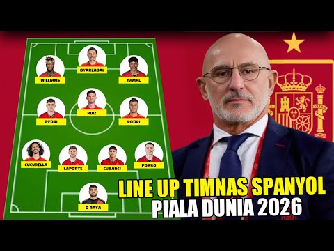 angkasa168 x apitoto - Ini Baru Sangar‼️Formasi Line - Up Timnas Spanyol di Piala Dunia 2026