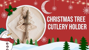 Christmas Tree Cutlery Holder | Easy TUTORIAL