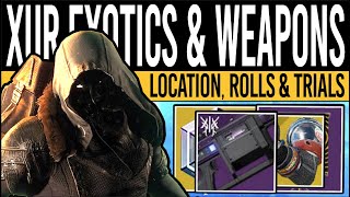 Destiny 2 | Xur's NEW Weapons & Armor (MOVED TO TOWER) - Rolls, Exotics & Trials | 24 Sept