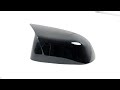 Mirror Covers for BMW X3 G01 G08 X4 G02 X5 G05 X6 G06 X7 G07 (2017-2020) M Sport Design Piano Black