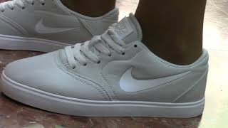 asqueroso presión Digital NIKE SB CHECK CNVS MUJER | Zapatillas Mujer Nike AV3135 001 Gris Valencia -  YouTube