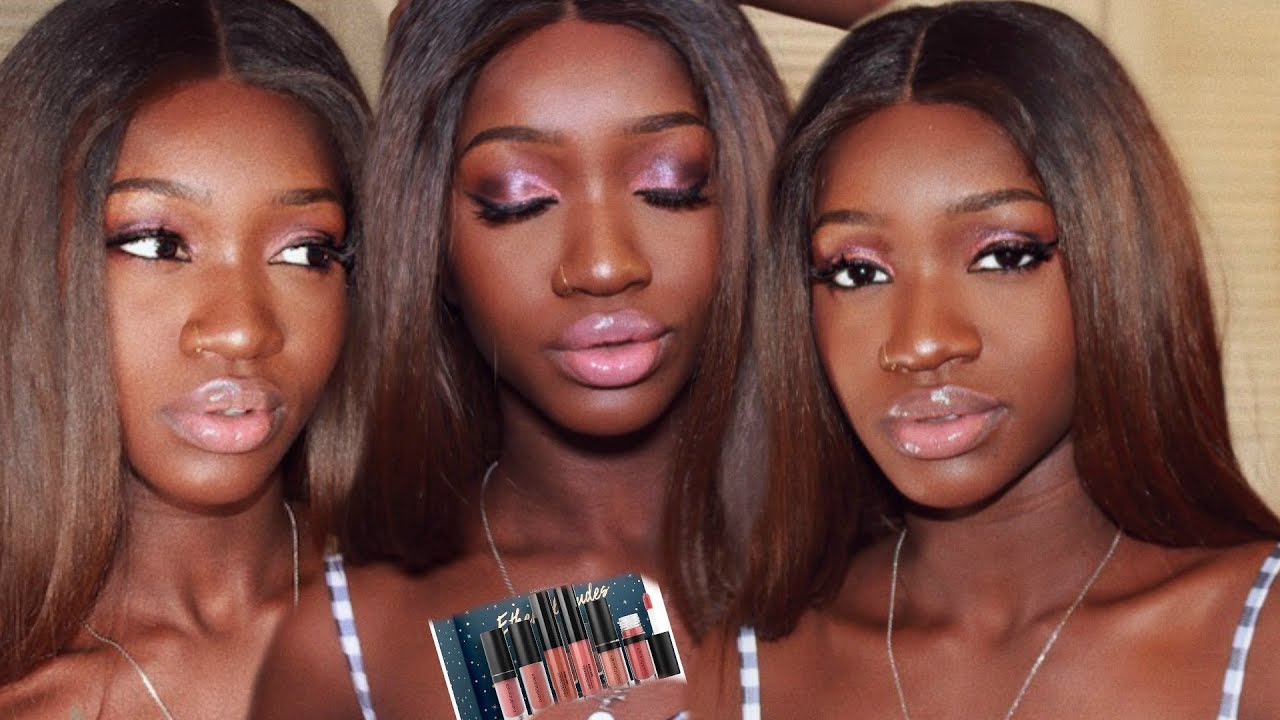 bareMinerals  ETHEREAL NUDES LIP COLLECTION kit  Review 2019 - YouTube