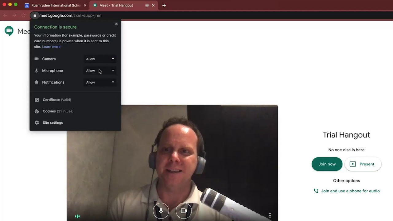 Google Hangouts Virtual Lessons - YouTube