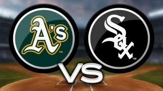 6/6/13: A's hit four homers to drop the White Sox