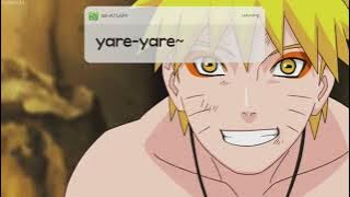 Notification sound | Uzumaki Naruto | 'yare-yare'