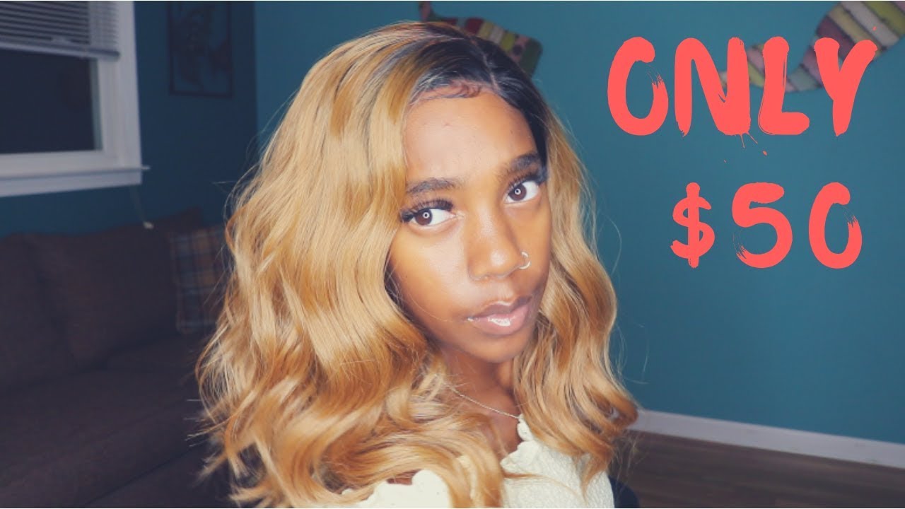 The BEST SYNTHETIC Blonde Bob ?! |FridayNightHair| GLS132