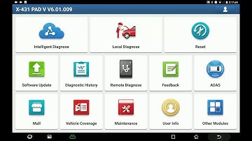 Launch X431 PAD V perform Electric Throttle Relearn