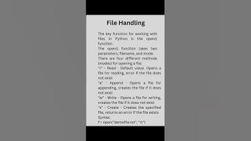 File handling in python #python #files #filehandling #coding