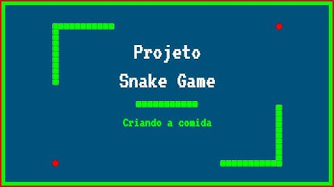 Projeto Snake Game - Desenvolvendo a maçã do jogo da cobrinha com JavaScript