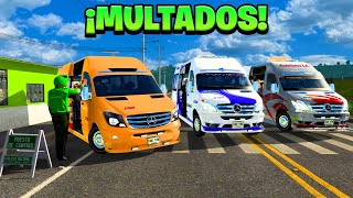 ¡NOS MULTAN POR EXCESO DE VELOCIDAD EN COLOMBIA! | American Truck Simulator