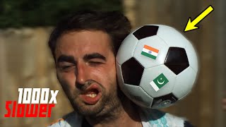 Football to Face 1000x Slower | 10 Super Slow Motion Videos On YouTube