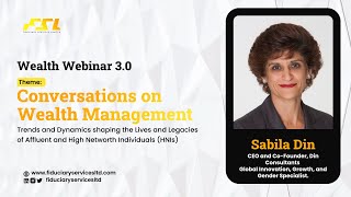 Sabila Din speaks at Conversations on Wealth Webinar 3.0