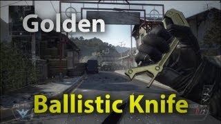 Call Of Duty Black Ops 2 | Golden Ballistic Knife | Tips and Tricks