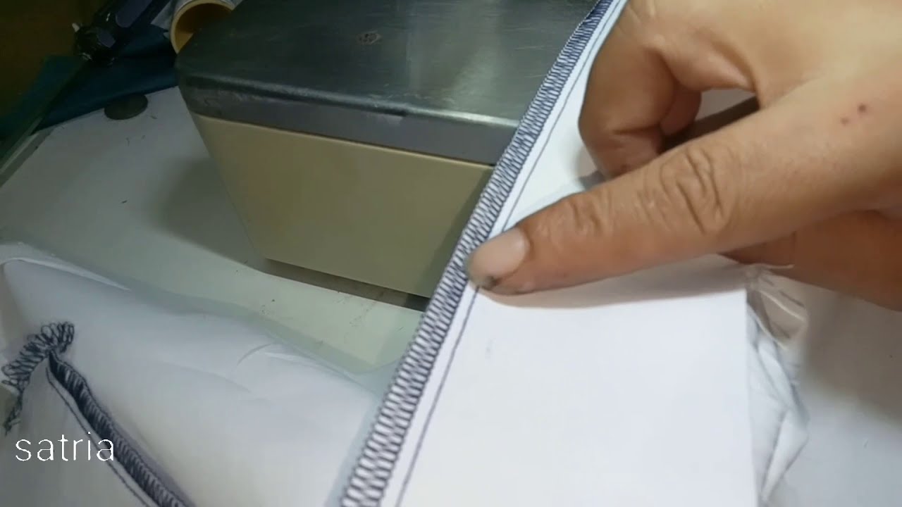 Cara setting langkah mesin obras