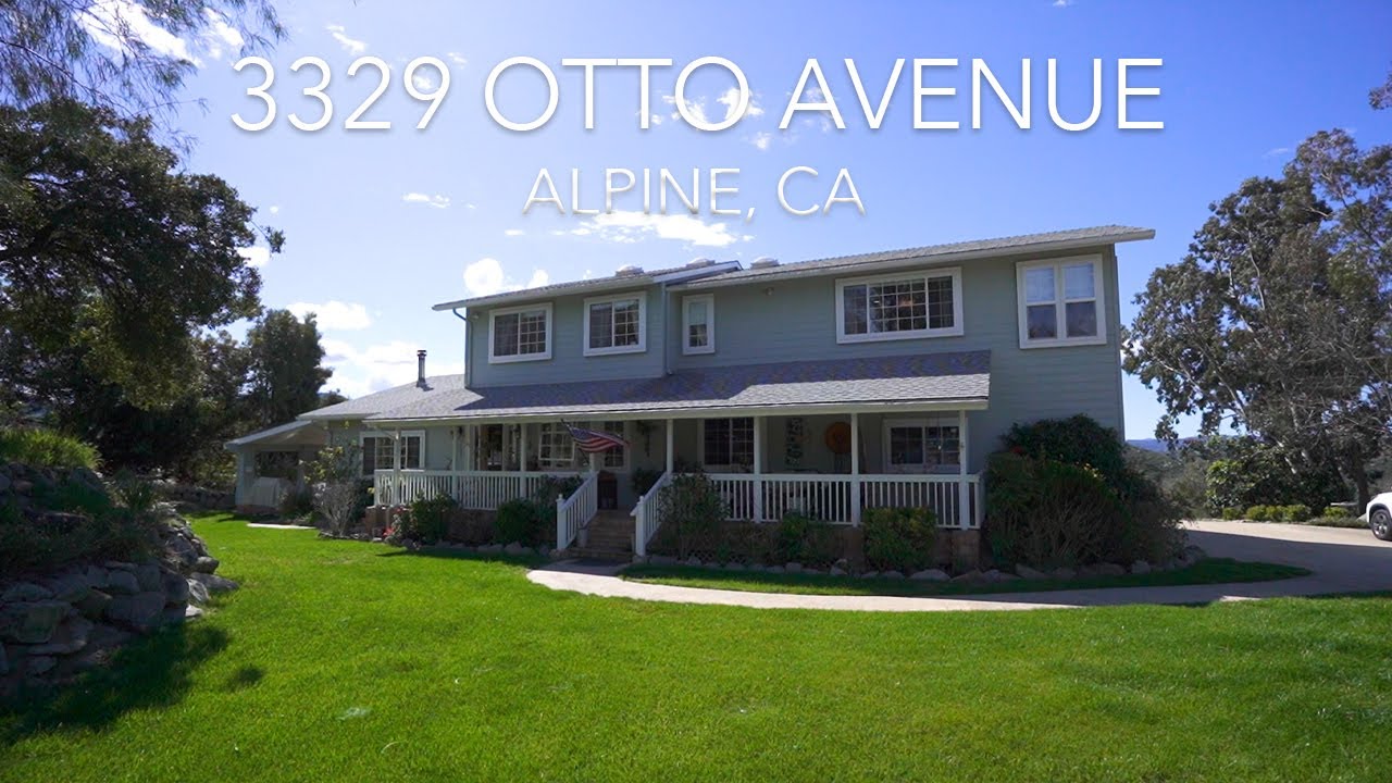 3329 Otto Avenue // Alpine, CA YouTube