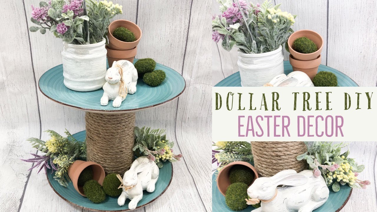 EASY DOLLAR TREE DIY EASTER DECOR DOLLAR TREE IDEAS YouTube