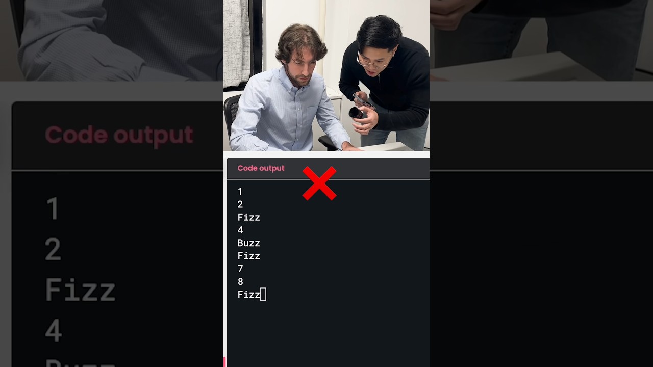Can you solve FizzBuzz? #softwareengineer #computerscience #coding