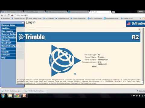 How To Access the Web User Interface of the Trimble R2 using a Windows Device