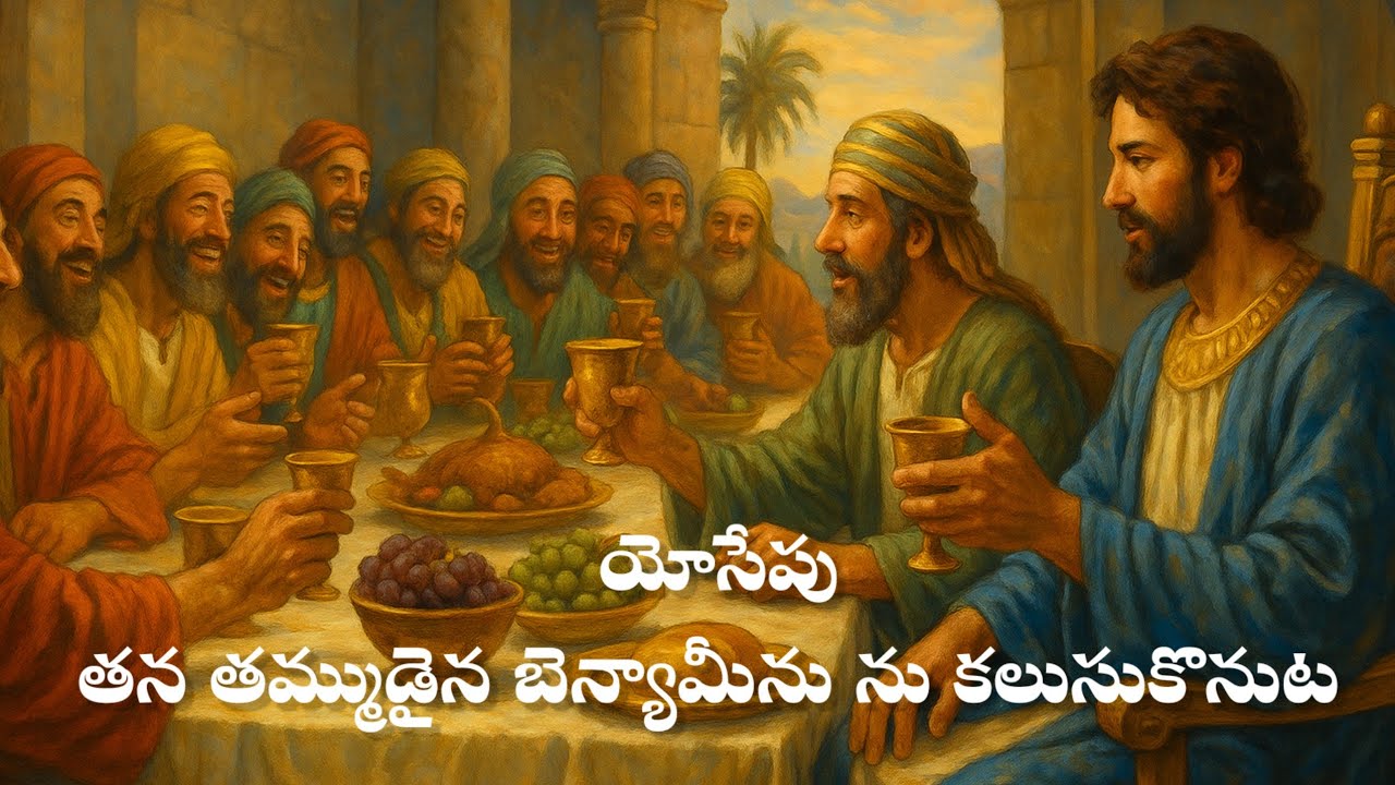 📖 ఆదికాండము 43 అధ్యాయము | బెన్యామీను ఐగుప్తుకు వెళ్ళుట | SHALOMPAULGUDURI | Telugu Bible 💫❤️🙏