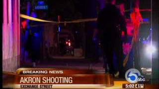 Police search for shooting suspect in Akron