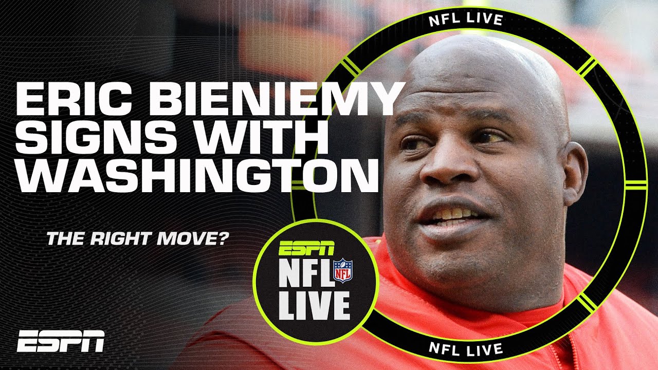 'THIS TOOK GUTS': Eric Bieniemy's move to Commanders is a BET ON HIMSELF - Tedy Bruschi | NFL Live