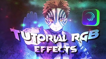 Tutorial to make RGB effects like Xenqz |[Tutorial Alight Motion]