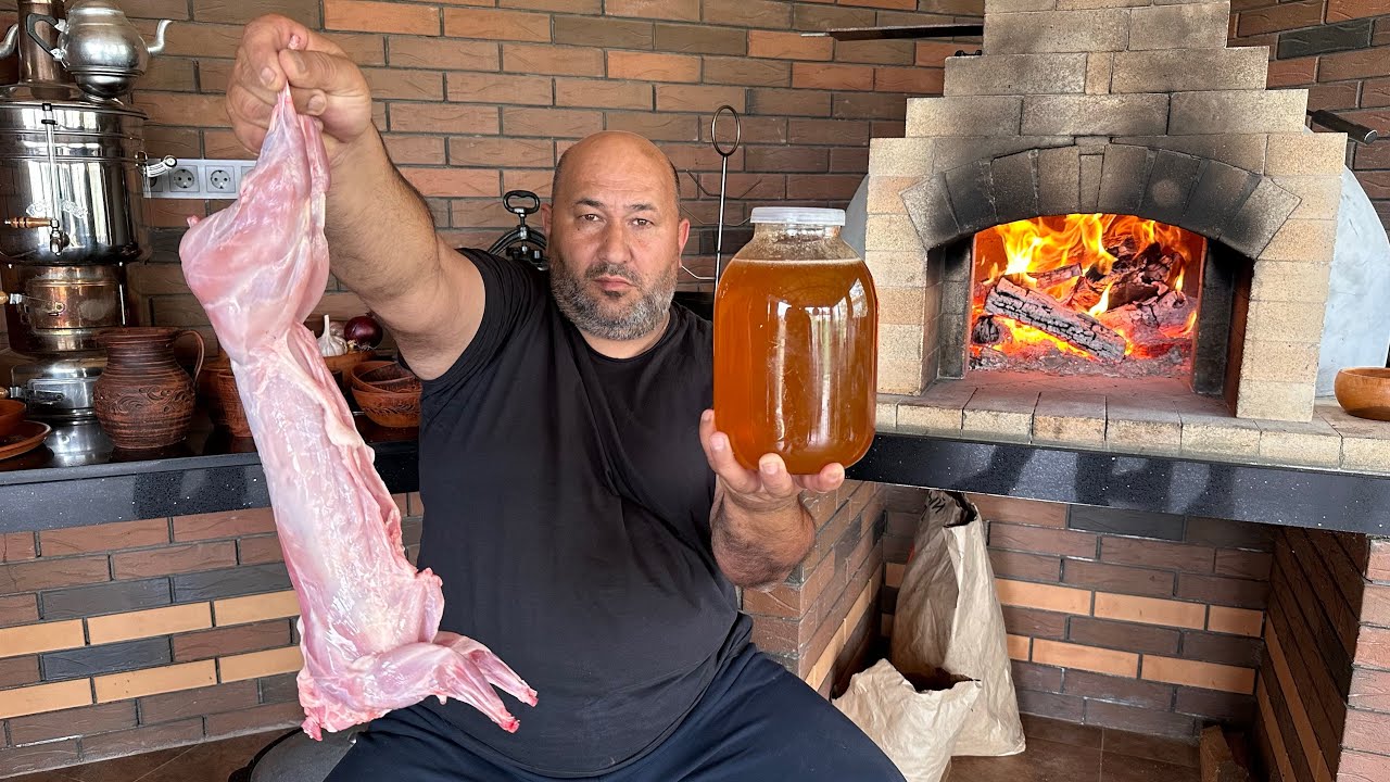 Зажаренный хрустящий кролик и заготовка сыра на зиму!