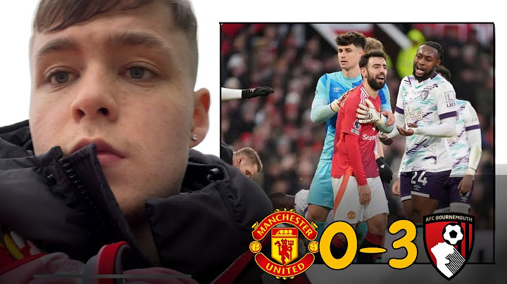 🤬DISGRACE. Man United 0-3 Bournemouth